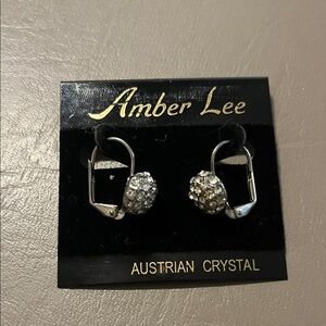 Amber Lee | Austrian Crystal Ball Lever-back Earrings